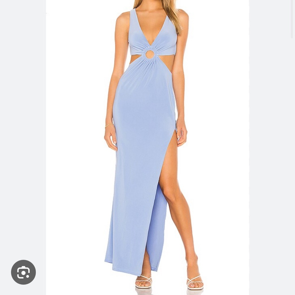 Song of Style Cecilia Maxi Dress in
Cornflower Blue